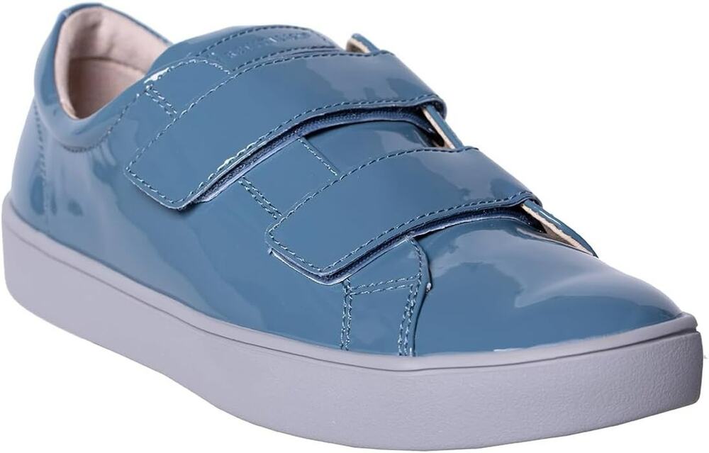 New In Box Revitalign Orthotic Smoke Blue Sneakers Malibu Bella Patent Sz 9.5D